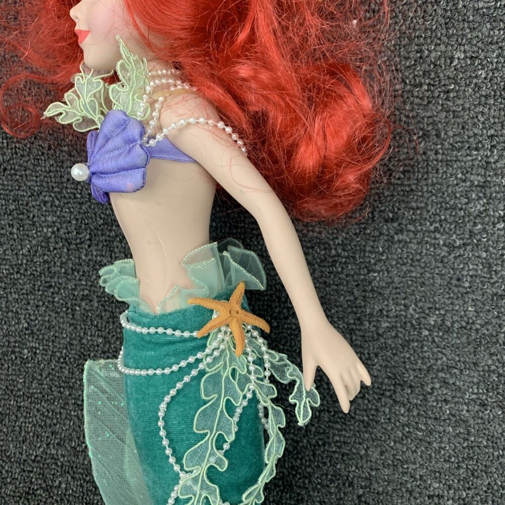 Disney Aladdin Princess Jasmine & Princess Ariel Keepsake Porcelain Doll 2003 - Picture 12 of 15